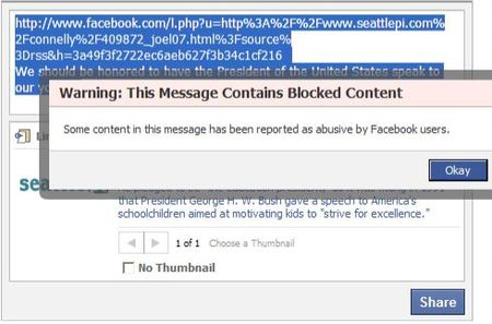 Facebook Censorship