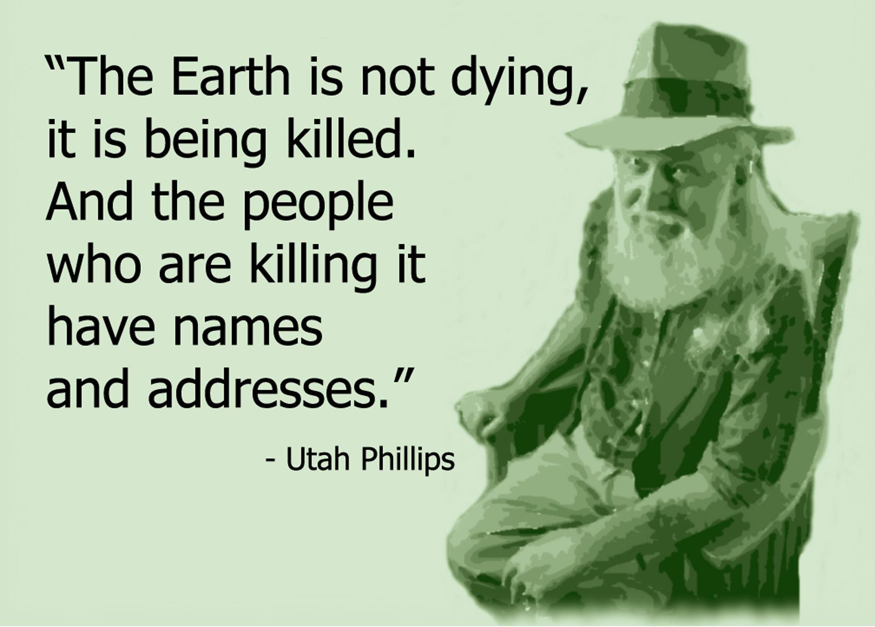 earth being killed