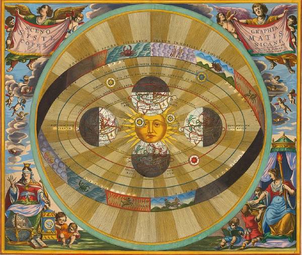 ancient heliocentric view of the solar system
