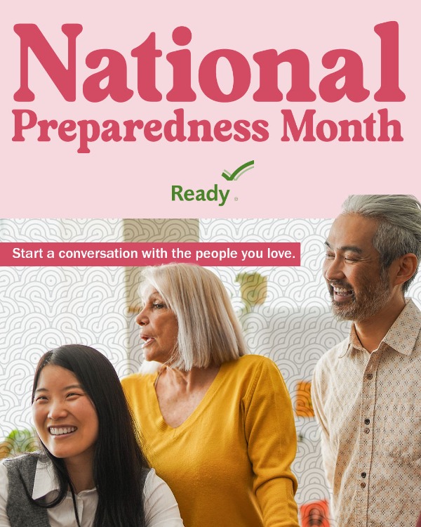 National Preparedness Month poster