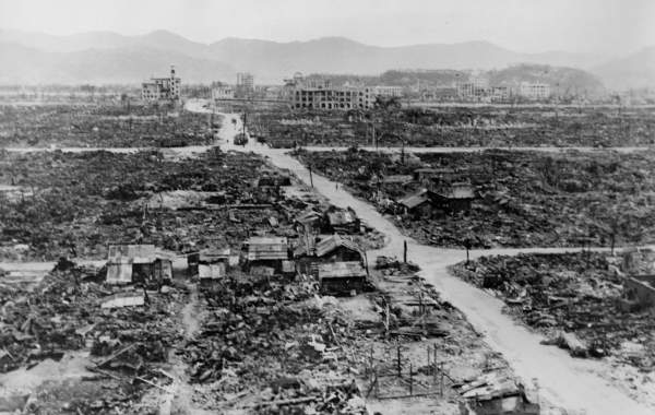 Hiroshima August 1945 after WWII bombing