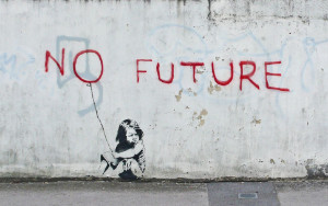 Banksy "no future"