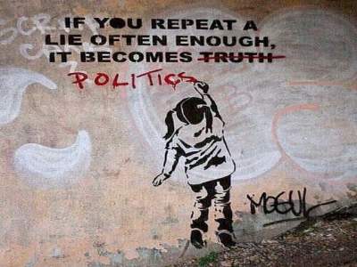 Lie=politics