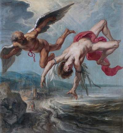 Jacob Peter Gowy: The Fall of Icarus
