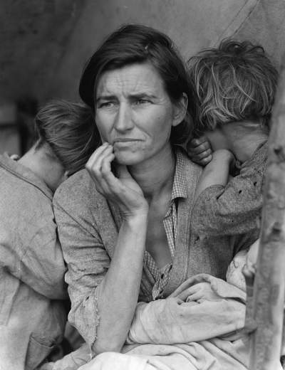 Dust bowl migrant mother