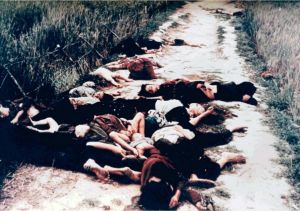  road out of My Lai, littered with dead bodies