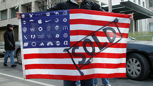 American corporate flag