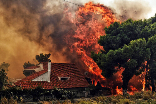 Wildfires in Greece 8-7-21