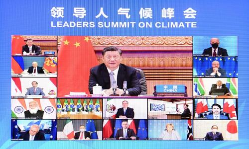 Xi at Leaders Summit on Climate
