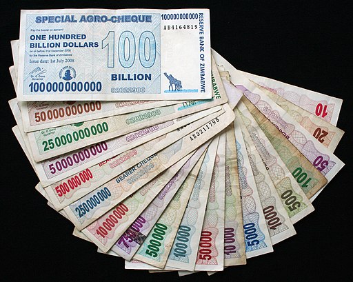 Zimbabwe Reserve Bank notes