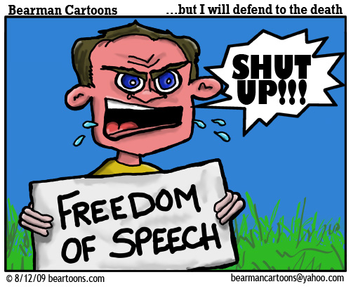 Bearman Cartoons Freedom of Speech 2009 CC BY NC ND