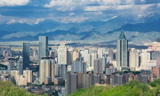 cityscape Urumqi, China