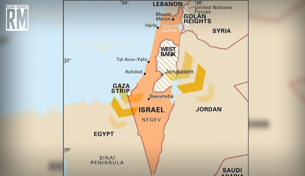 Map of Israel expansion