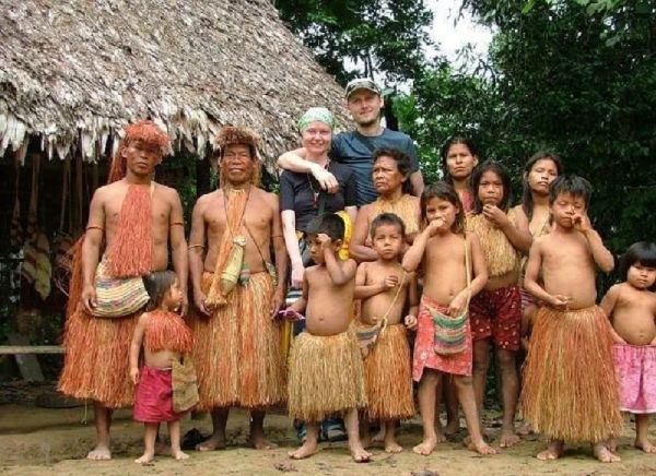 Piraha Indians with Everett