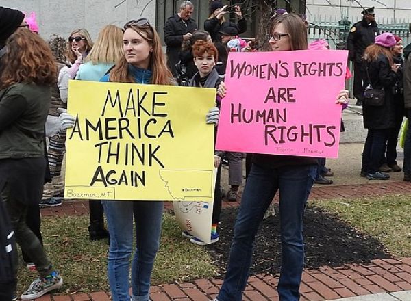 Women's rights protest