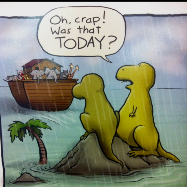 dinasaurs missed the boat