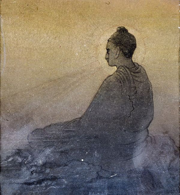 Abanindranath Tagore - The Victory of Buddha
