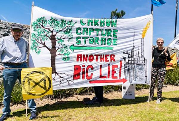 Protest Against Carbon Capture and Storage