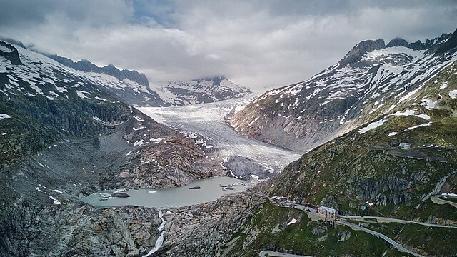 Rhone glacier, Switzerland