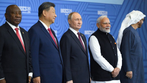 Heads of delegation at the 16th BRICS summit in Kazan.