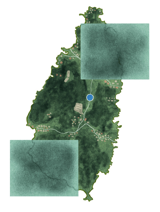 Amelia K Bates Grist St Lucia map spot