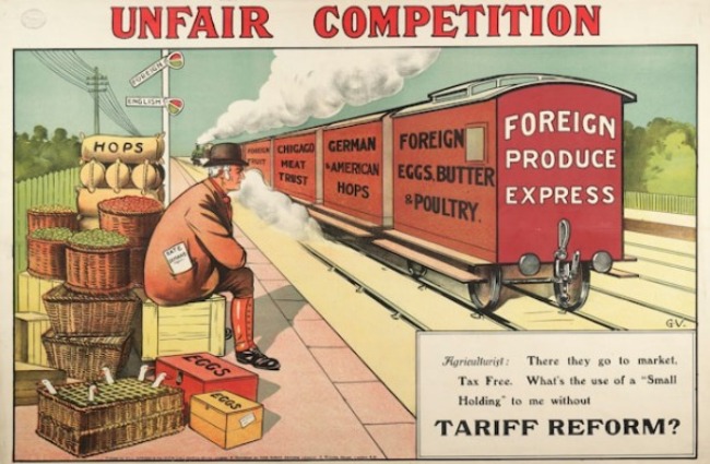 "Unfair Competition" poster.