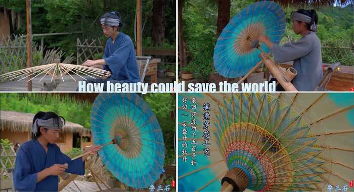 hand made umbrella