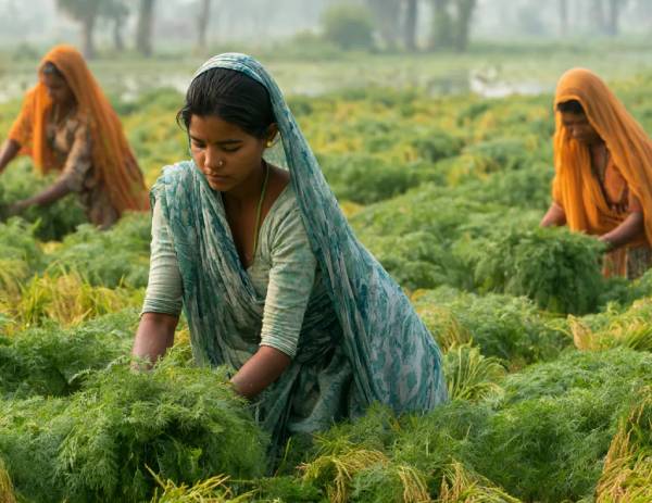 Indian farm worker