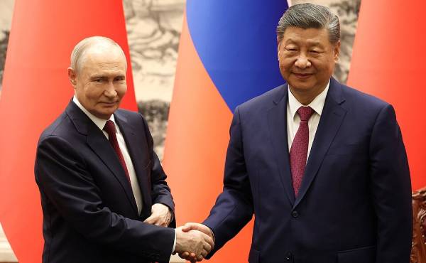 Vladimir Putin and Xi Jinping (May 2026)