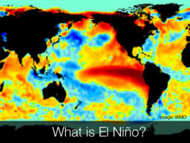 El Nino global map