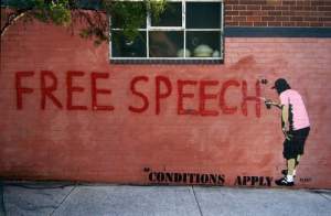 Free speech grafiti