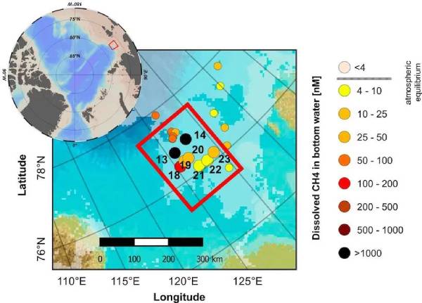 Methane laptev sea methane map 600