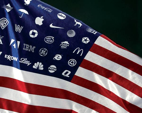 Corporatocracy flag